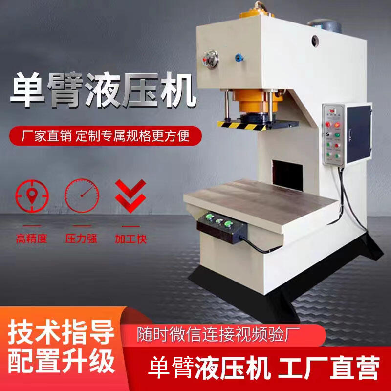 單臂液壓機(jī)100噸200噸油壓機(jī)小型壓力機(jī)單臂液壓沖床校直液壓機(jī) 