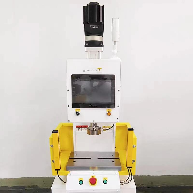 TBA高精密伺服壓機(jī) C型臺(tái)式帶光柵防護(hù)罩伺服沖床 壓力1噸3噸5噸